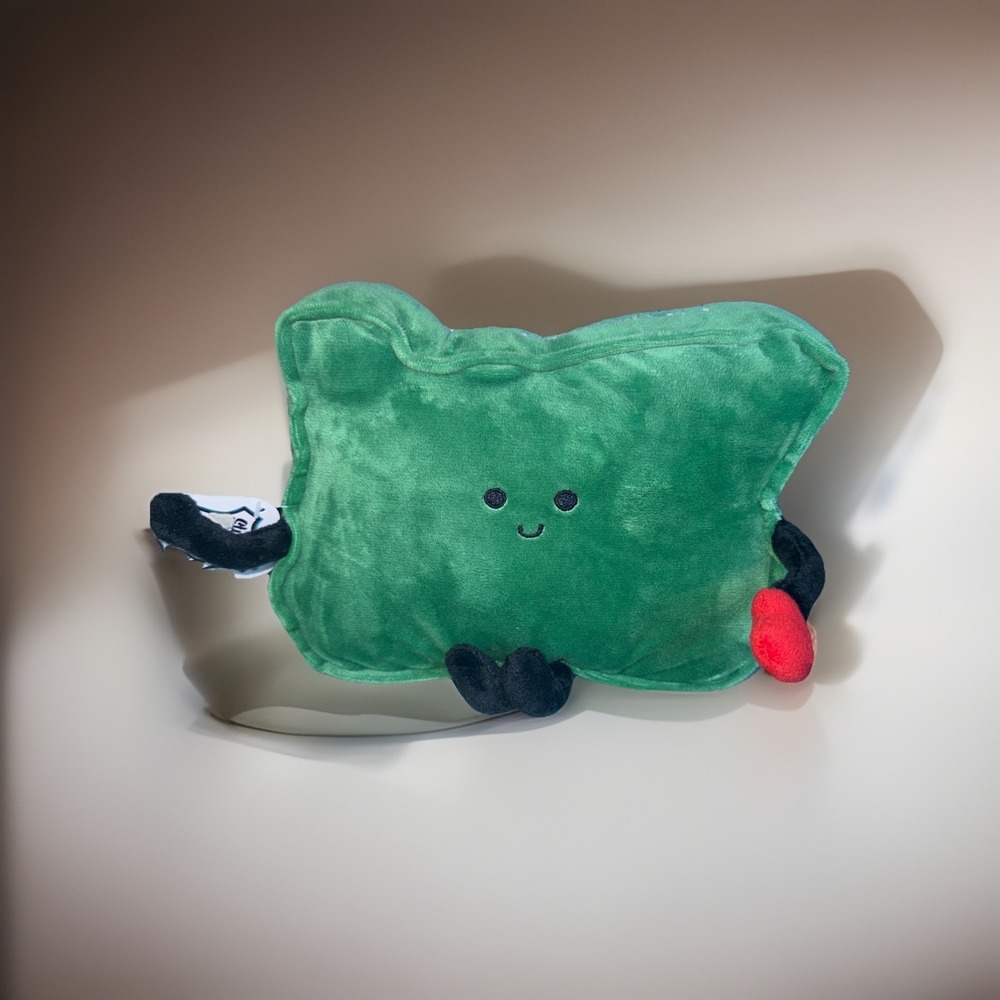 Stuffed State Oregon Plush Stuffed Toy Green  Collectible Educational NWT